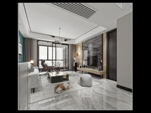 soggiorno moderno Modello 3D