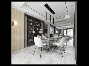 modern living room 3D Model