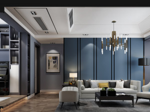 modern living room Modelo 3D