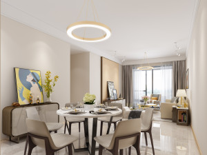 modern living room 3D Model