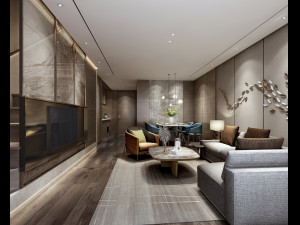 modern living room 3D Модель