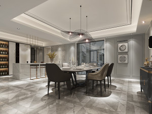 modern living room 3D 모델