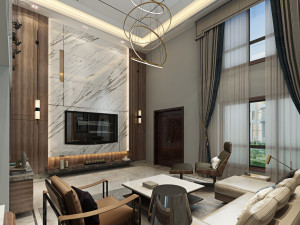 modern living room Model 3D
