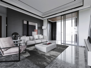 modern living room Modelo 3D