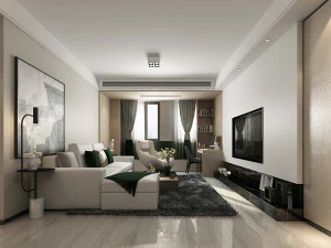 modern living room 3D Model