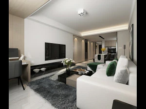 modern living room 3D Model