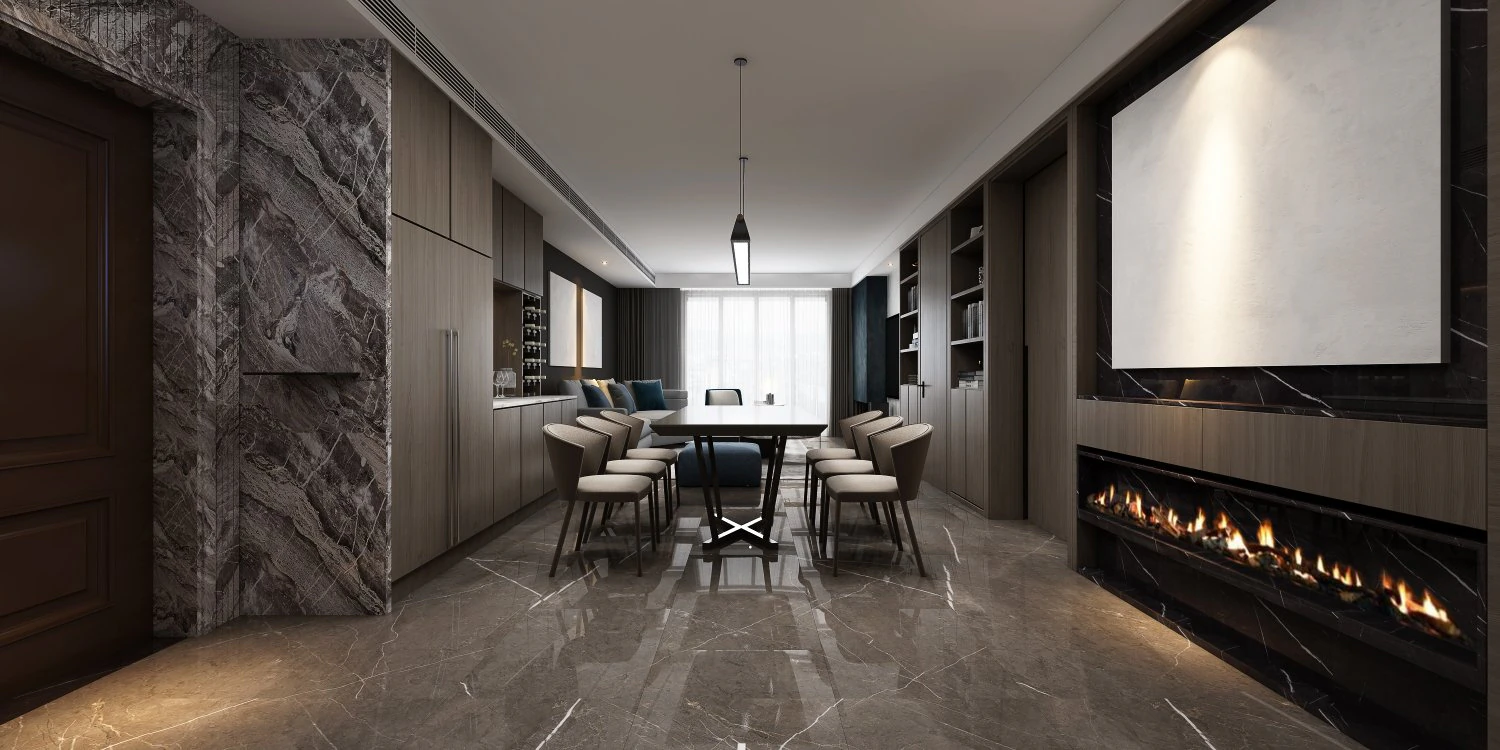 modern living room 3D Model .c4d .max .obj .3ds .fbx .stl .blend
