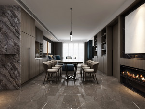 modern living room Model 3D