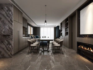 современная гостиная 3D Модель