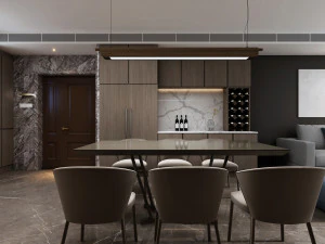 modern living room 3D Model