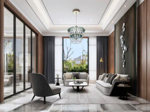 モダンなリビングルーム 3Dモデル