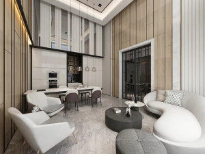 modern living room 3D Model