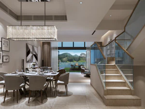 modern living room 3D Model