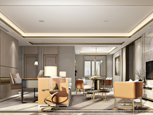 modern living room 3Dモデル