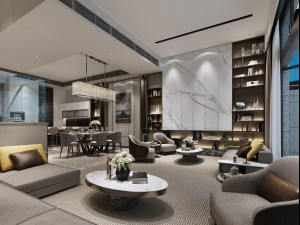 modern living room 3Dモデル
