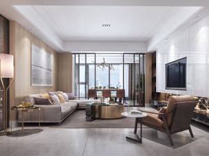 modern living room 3Dモデル