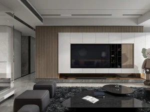 modern living room 3D Model