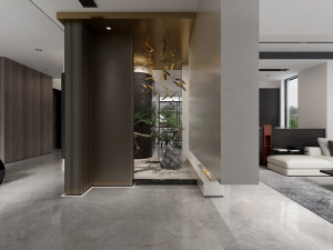 modern living room 3D 모델