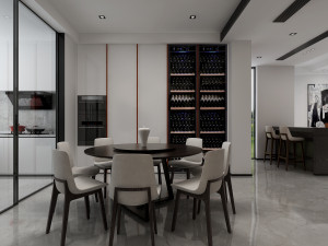 modern living room 3D 모델