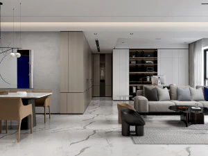 modern living room 3D Model