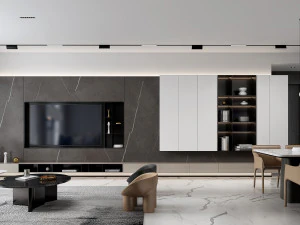 modern living room 3D Model