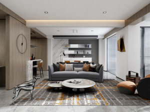 modern living room Modelo 3D