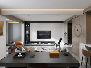modern living room 3D 모델