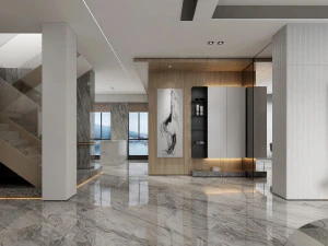 modern living room 3D Model