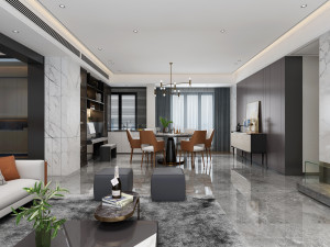 modern living room Modelo 3D