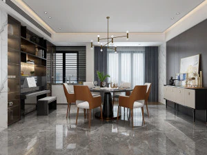 modern living room 3D Model