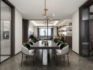 nowoczesny salon Model 3D