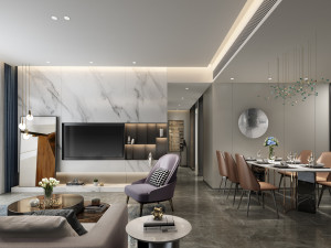 modern living room 3D Модель