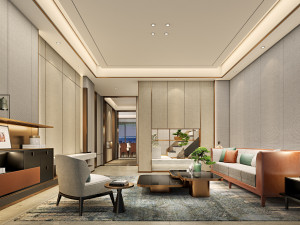 modern living room Modèle 3D