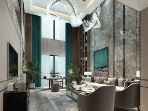 modern living room Modelo 3D
