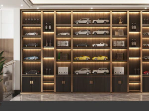 ruang tamu modern Model 3D