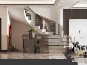 modern living room 3D Model