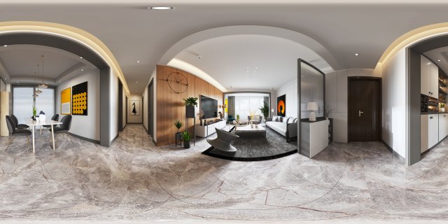 modern living room 3D Модель .c4d .max .obj .3ds .fbx .stl .blend 