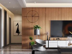 modern living room 3D Model
