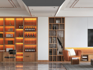 modern living room 3D Модель