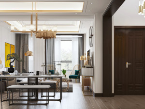 modern living room 3D Model