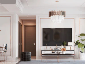 modern living room 3D Model