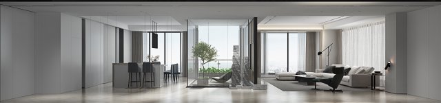 modern living room 3D Model .c4d .max .obj .3ds .fbx .stl .blend