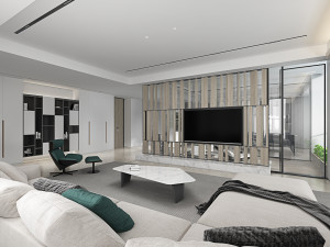 modern living room 3D Model