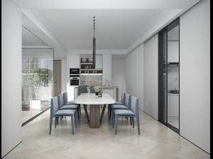 modern living room 3D Model