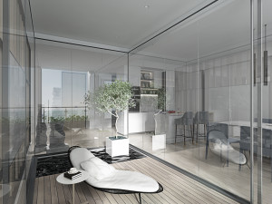 modern living room 3D Model