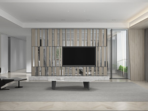 modern living room 3D Model