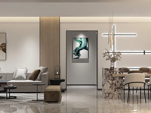 modern living room 3D Model