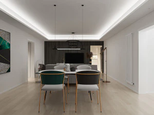 modern living room 3D Model