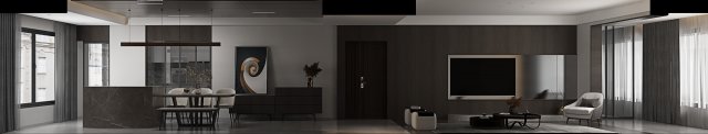 modern living room 3D Модель .c4d .max .obj .3ds .fbx .stl .blend 