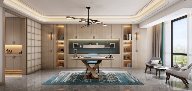 modern living room 3D-Modell .c4d .max .obj .3ds .fbx .stl .blend 